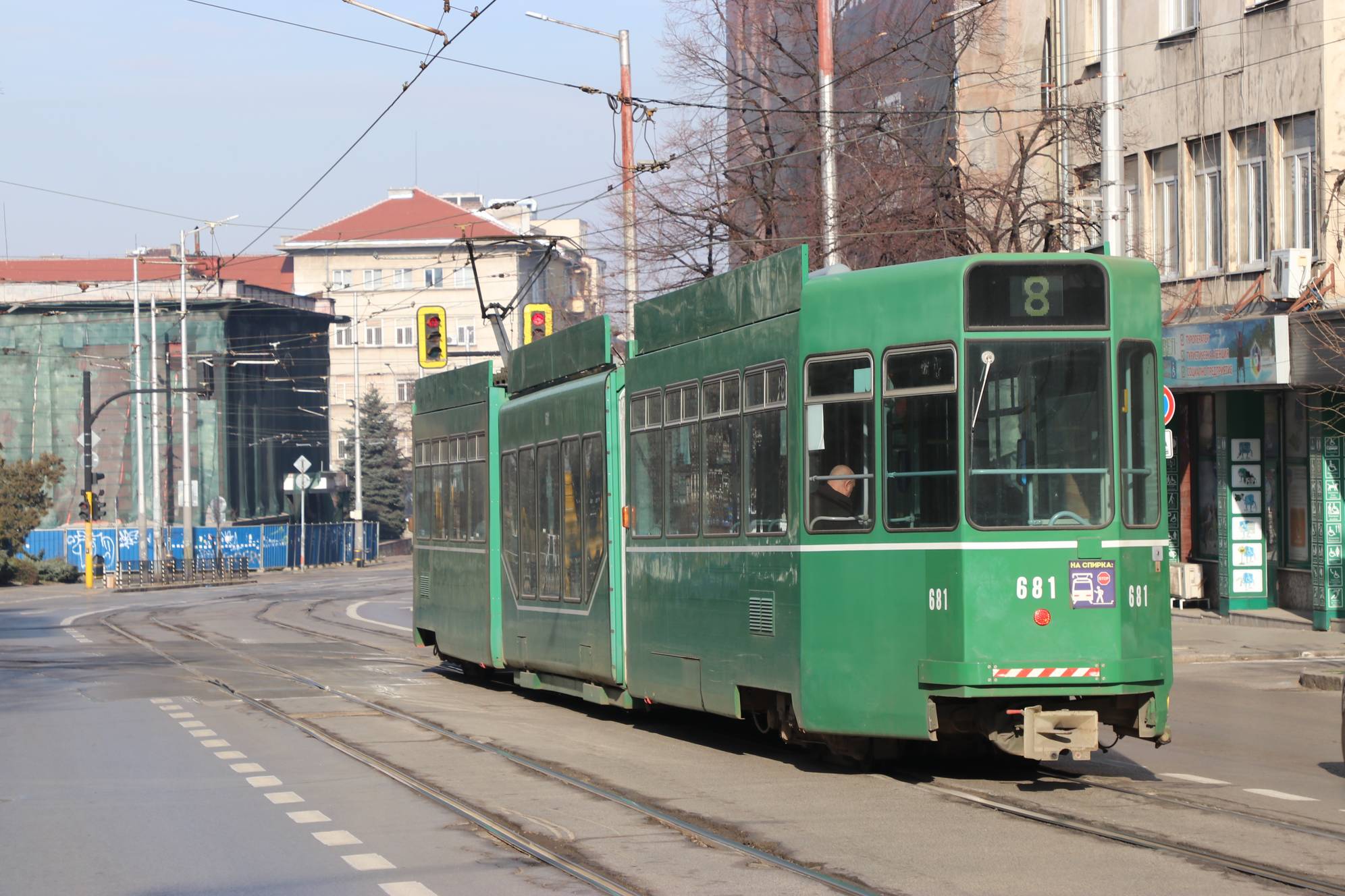  Трамвай номер 8 